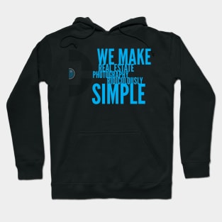 We make real estate photography ridiculously simple half icon Hoodie